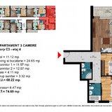 Popesti-Leordeni, Metrou Berceni, apartament 3 camere finalizat